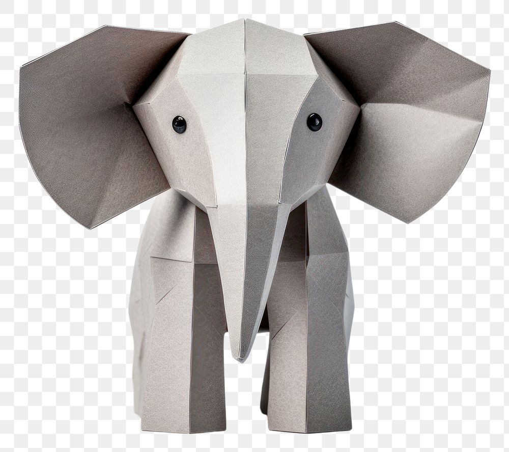 PNG Elephant wildlife origami mammal. 