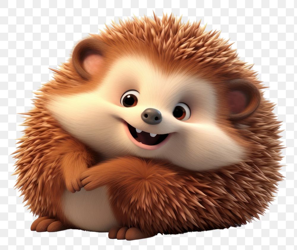 PNG Cute Hedgehog hedgehog cartoon mammal. 