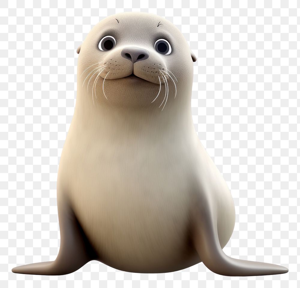 PNG Seal animal mammal cute. AI generated Image by rawpixel.