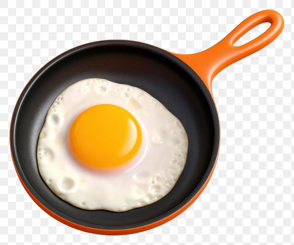 PNG Egg fried food pan. AI generated Image by rawpixel.
