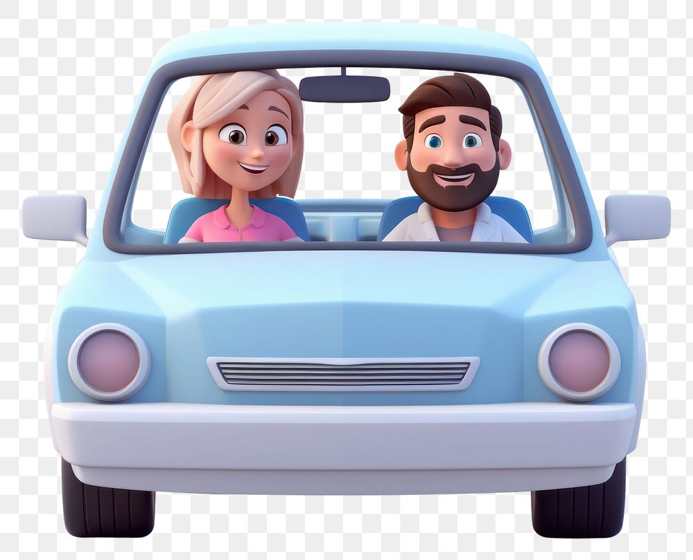 PNG Car vehicle cartoon transparent background. 