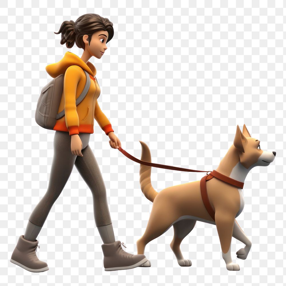 PNG Dog footwear walking cartoon. AI generated Image by rawpixel.