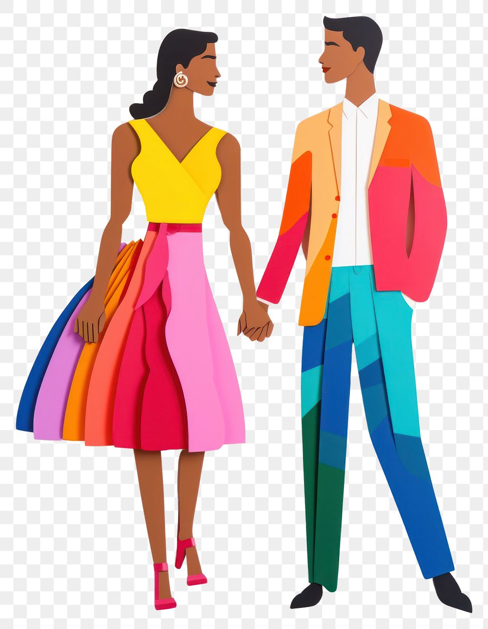PNG Adult dress togetherness affectionate. AI generated Image by rawpixel.