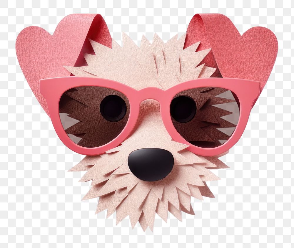 PNG Art sunglasses heart paper. 