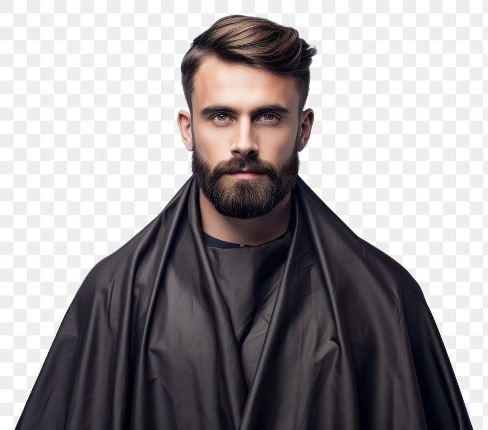 PNG Portrait fashion beard adult. AI generated Image by rawpixel.