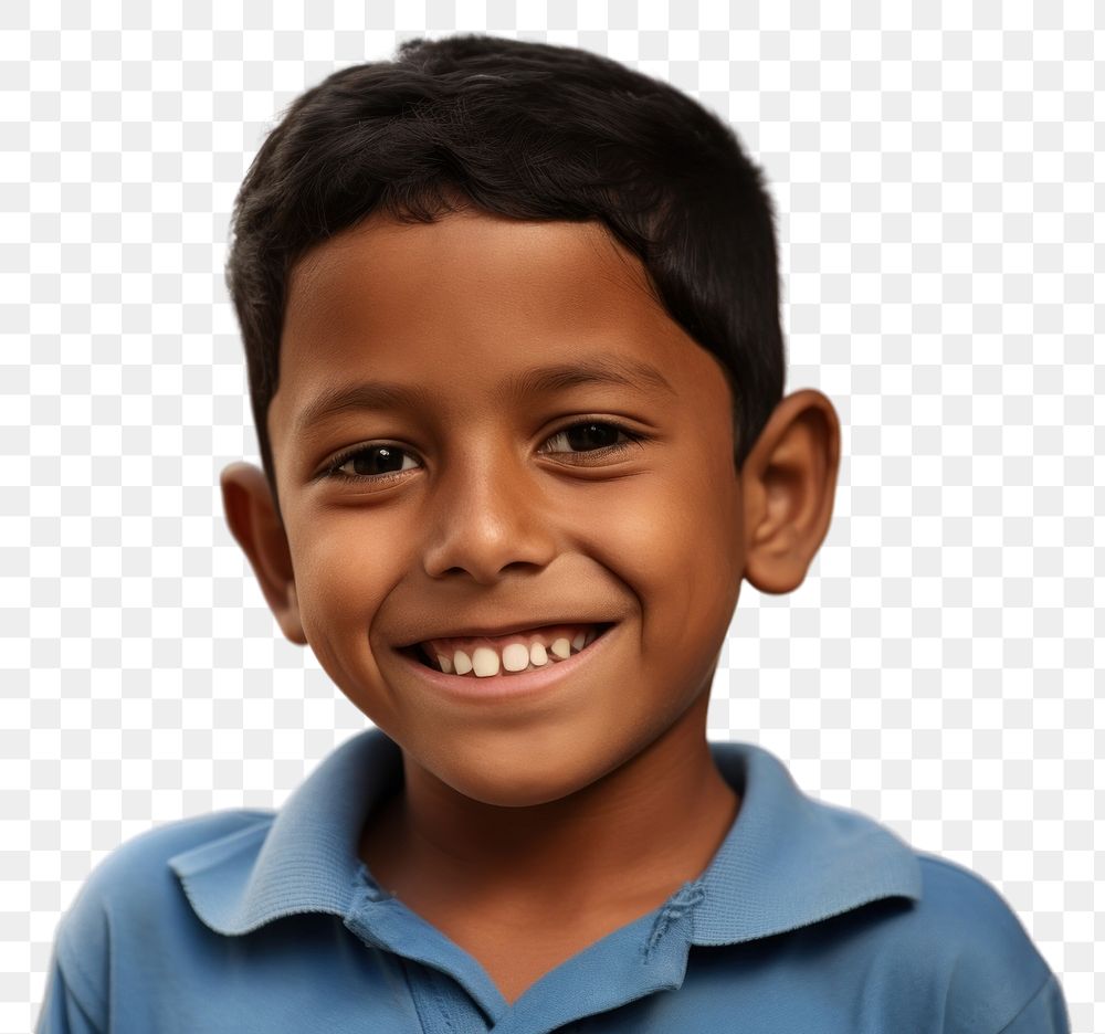 PNG Portrait smiling child smile. AI generated Image by rawpixel.