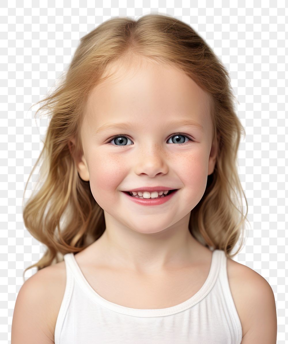 PNG Portrait child smile photography. AI generated Image by rawpixel.