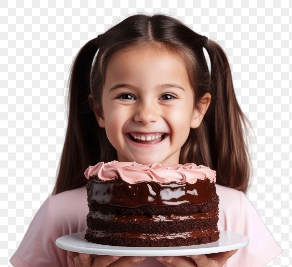 PNG Child cake portrait dessert. AI generated Image by rawpixel.
