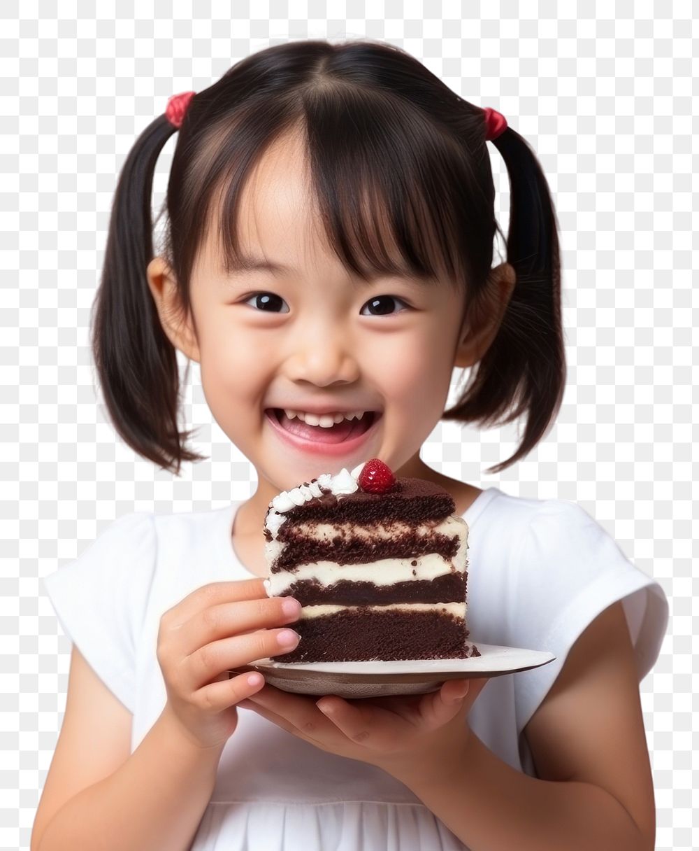 PNG Child cake portrait dessert. AI generated Image by rawpixel.