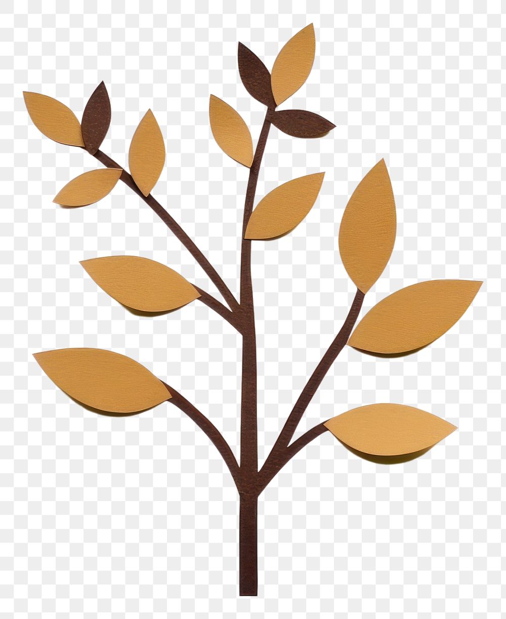 PNG Plant leaf art white background. AI generated Image by rawpixel.