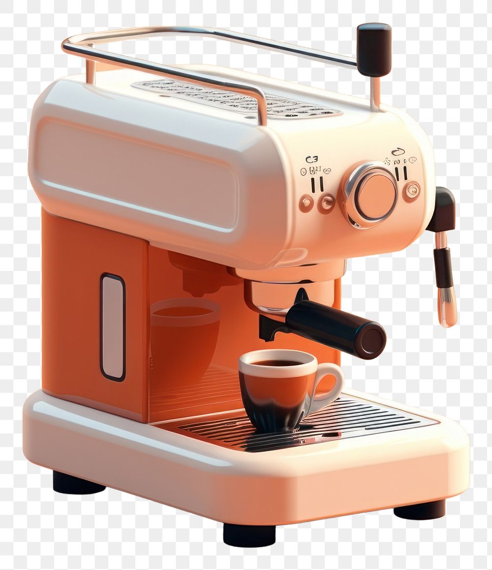PNG Espresso machine coffee espresso machine. AI generated Image by rawpixel.