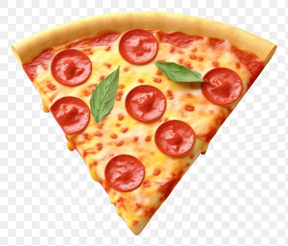 PNG Pizza food white background pepperoni. 