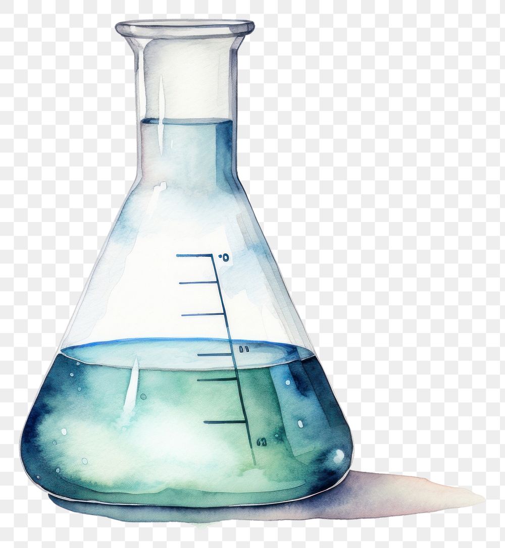 PNG Bottle white background biotechnology biochemistry. AI generated Image by rawpixel.