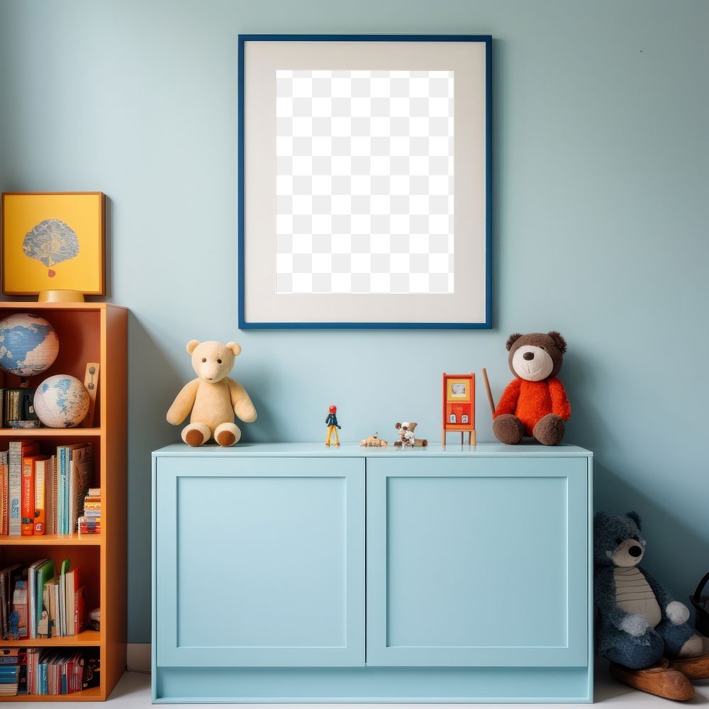 Picture frame png transparent mockup, wall decoration