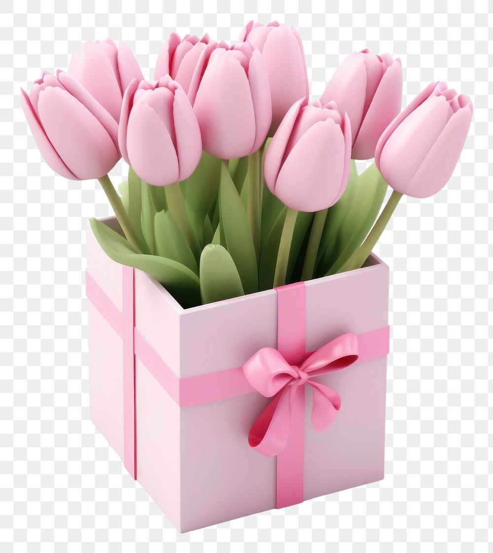 PNG Tulip flower plant gift. 