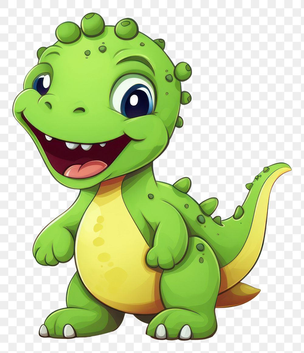PNG Dinosaur reptile cartoon animal. AI generated Image by rawpixel.