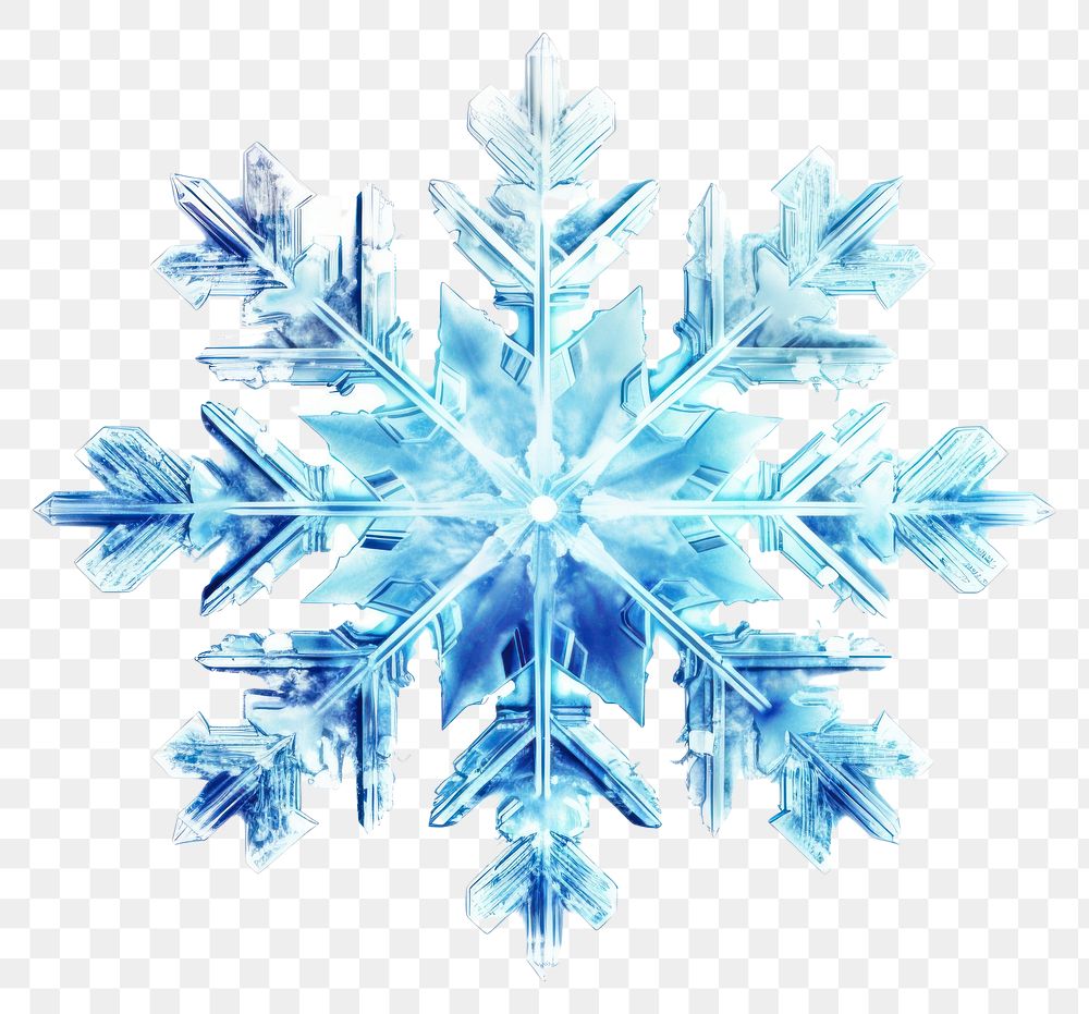 PNG Snowflake ice transparent background