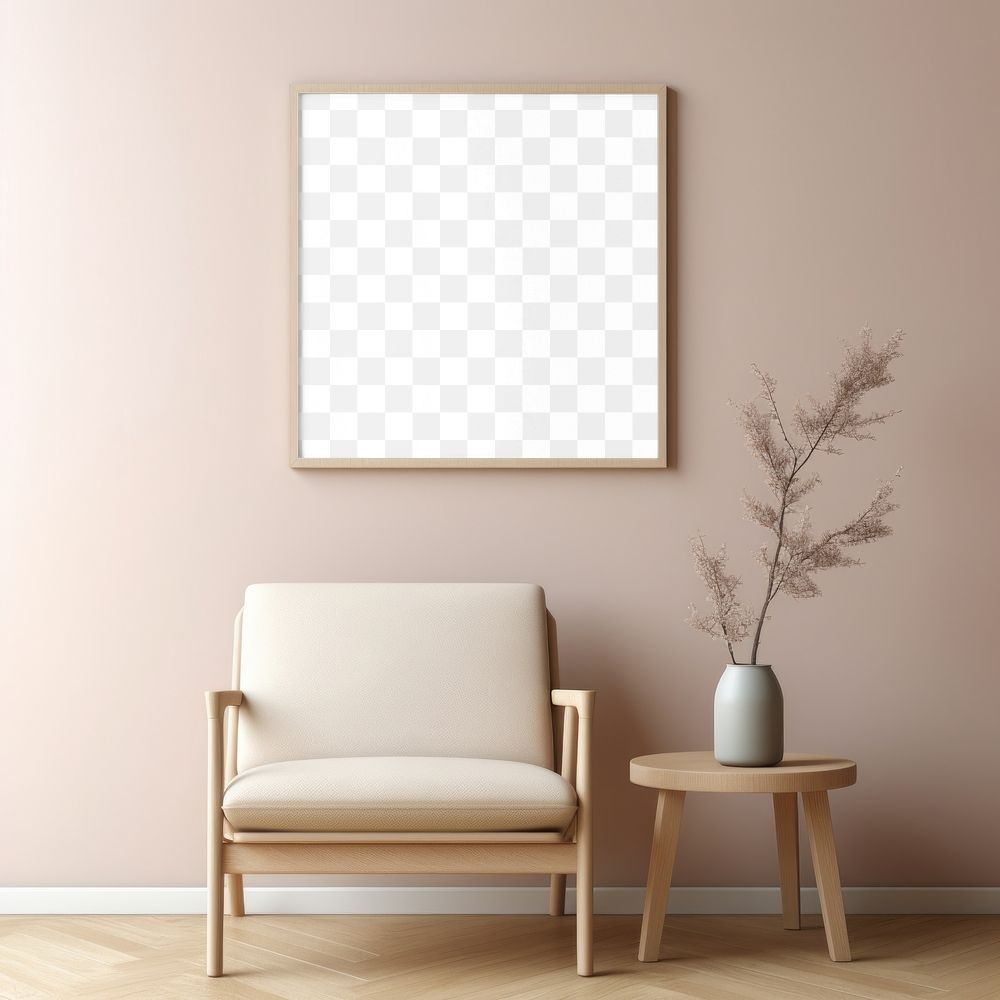 Hanging frame png,  transparent mockup