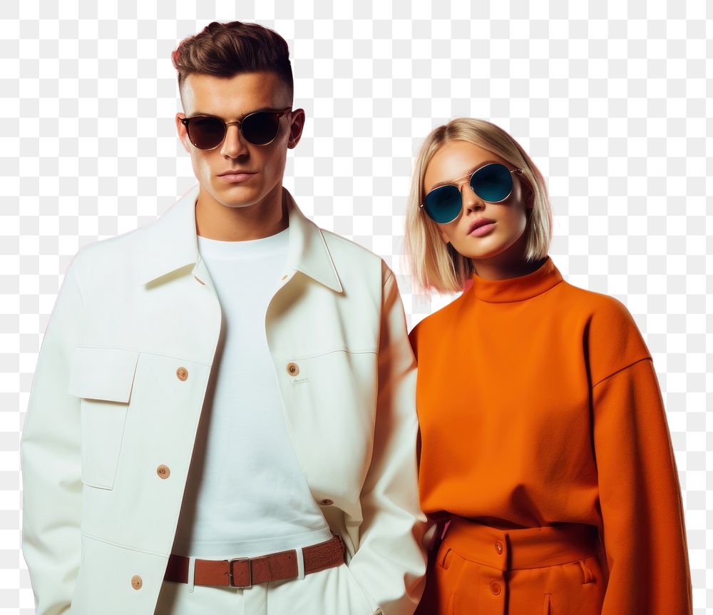 PNG Fashion sunglasses portrait jacket. AI generated Image by rawpixel.