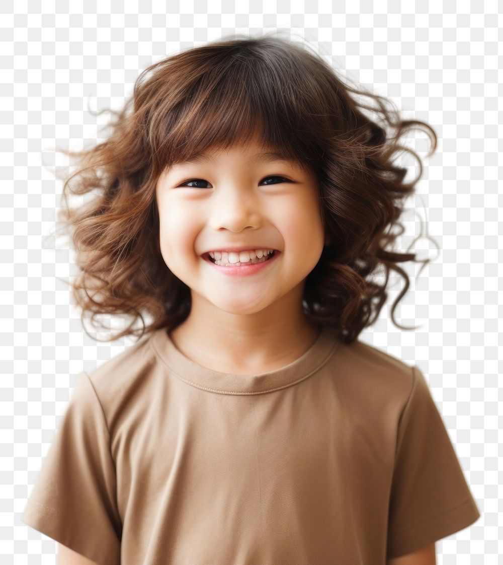 PNG Child portrait smiling smile. AI generated Image by rawpixel.