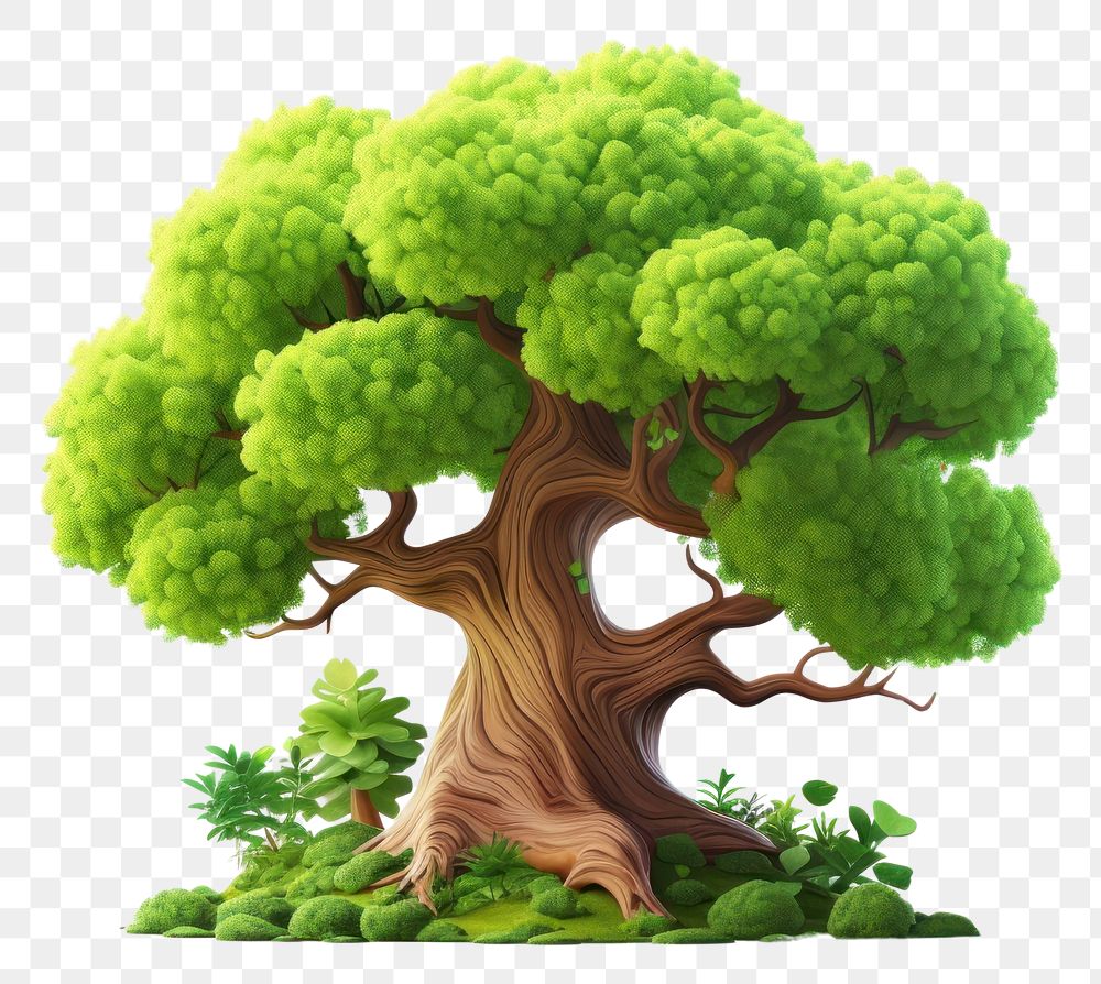 PNG Tree bonsai plant green. 