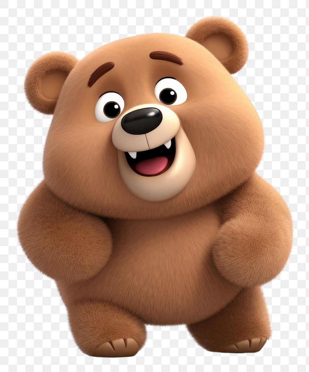 PNG Bear cartoon mammal brown. 