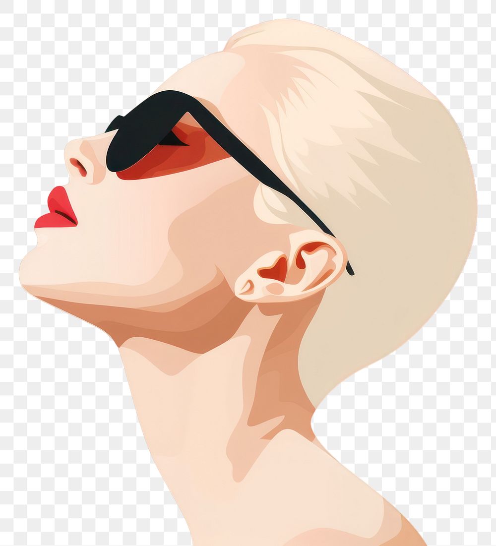PNG Portrait sunglasses adult woman. AI generated Image by rawpixel.
