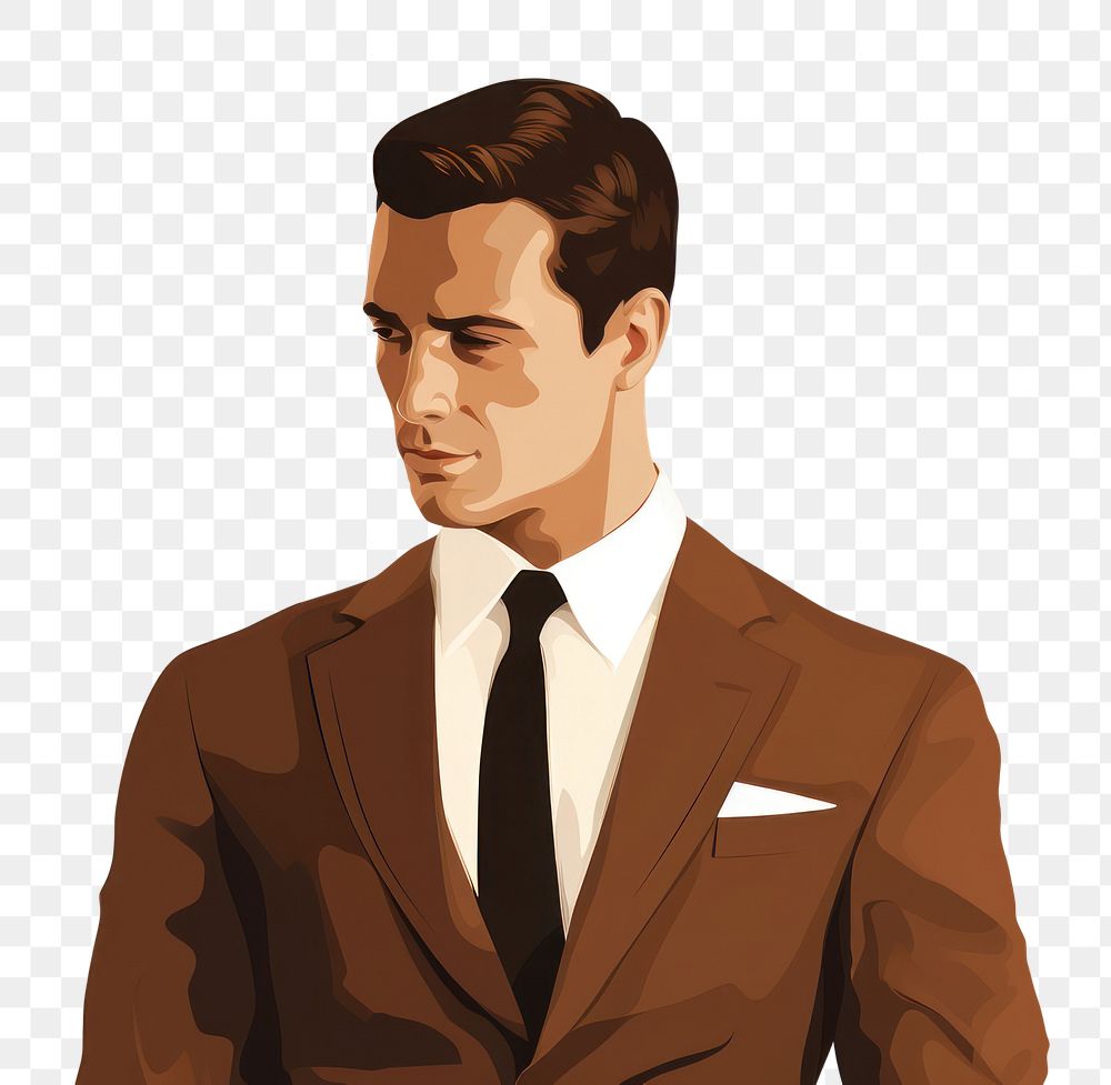 PNG Portrait tuxedo adult suit. AI generated Image by rawpixel.