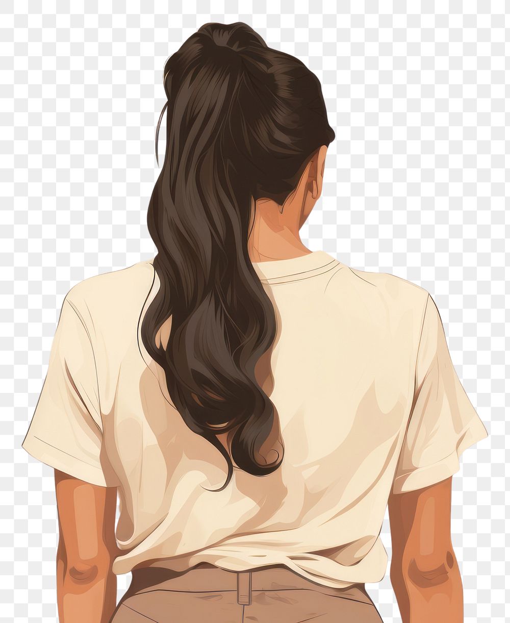 PNG Portrait sketch adult back. AI generated Image by rawpixel.