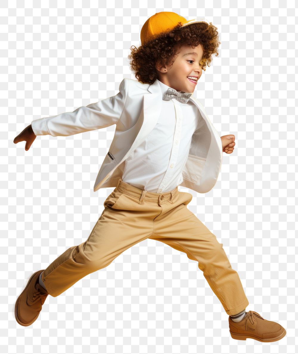 PNG Portrait dancing costume child. 