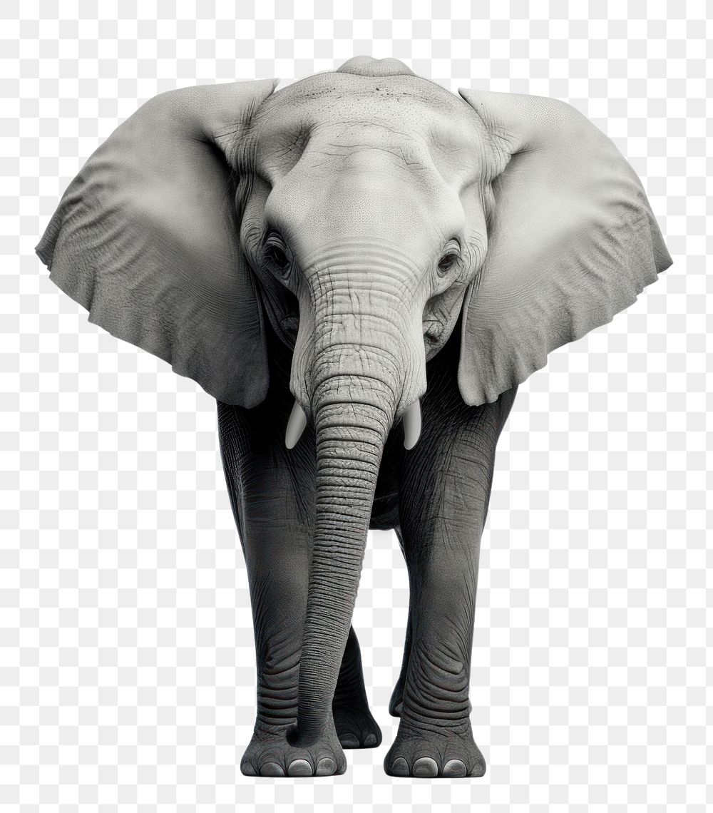 PNG  Elephant wildlife animal mammal