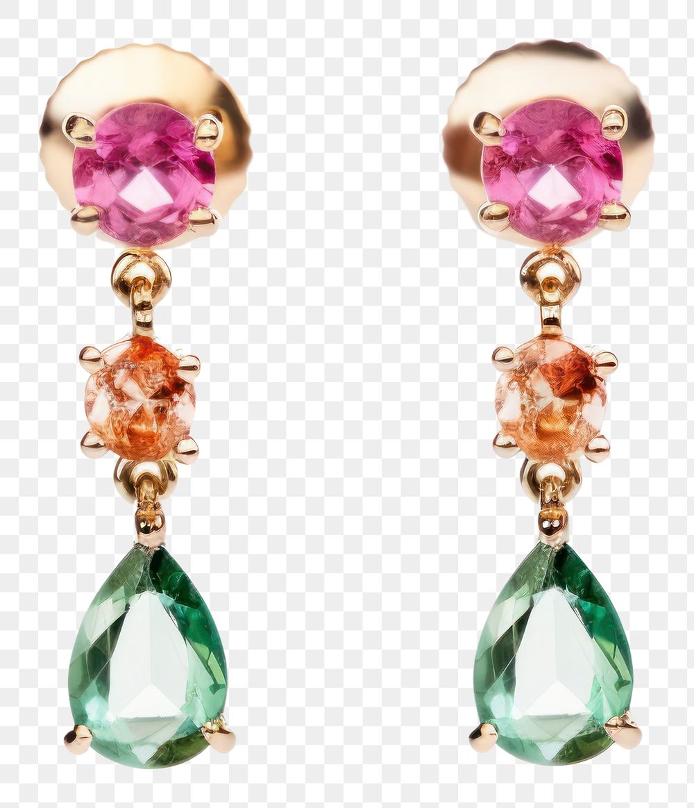 PNG Gemstone earring jewelry  