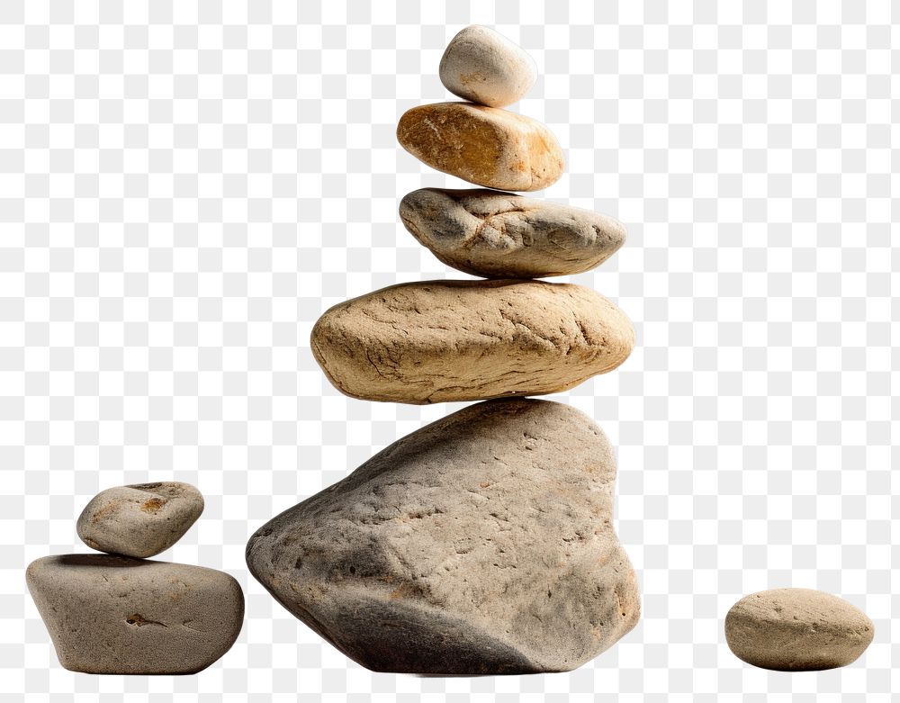 PNG Rock balance pebble simplicity. AI generated Image by rawpixel.