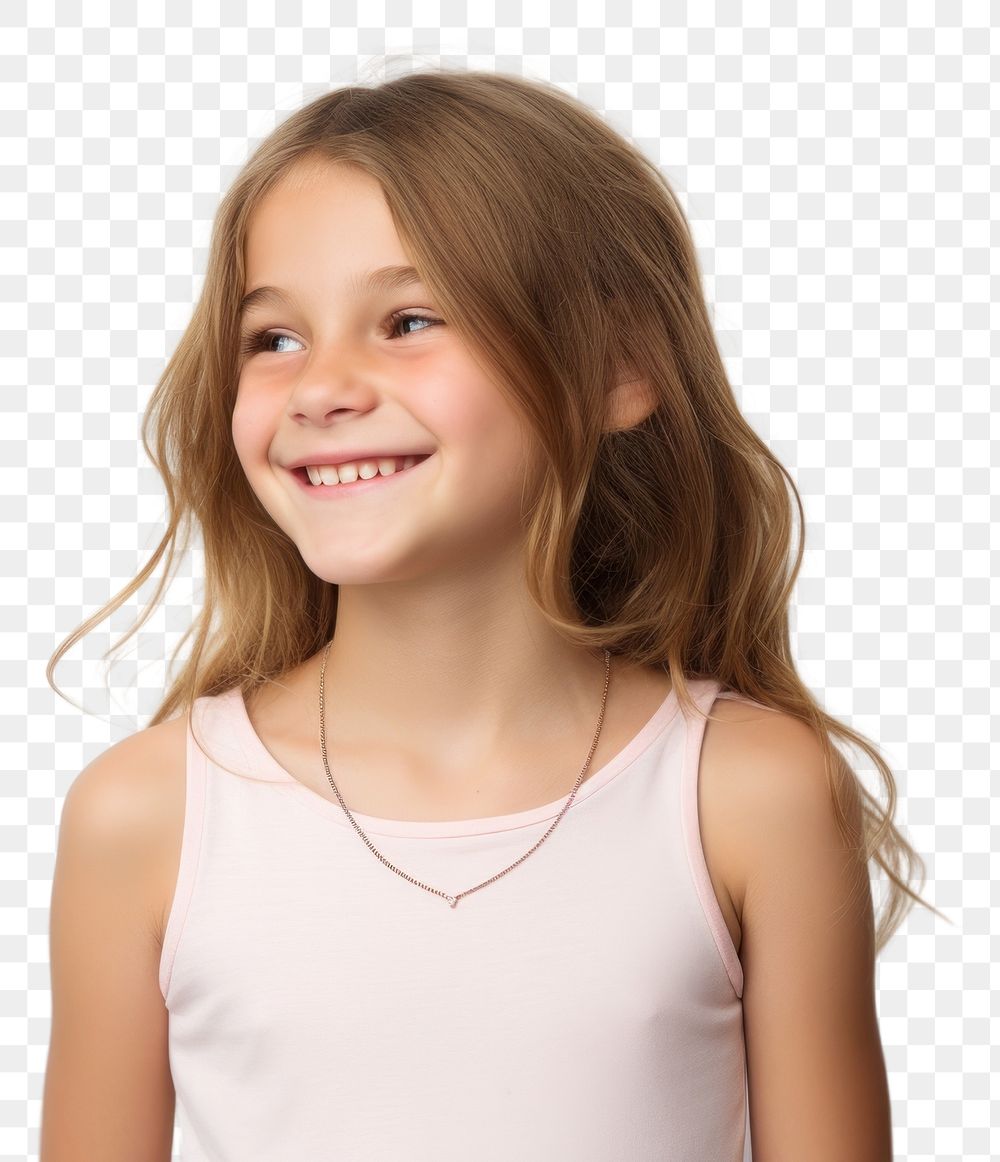 PNG Necklace portrait jewelry child. AI generated Image by rawpixel.