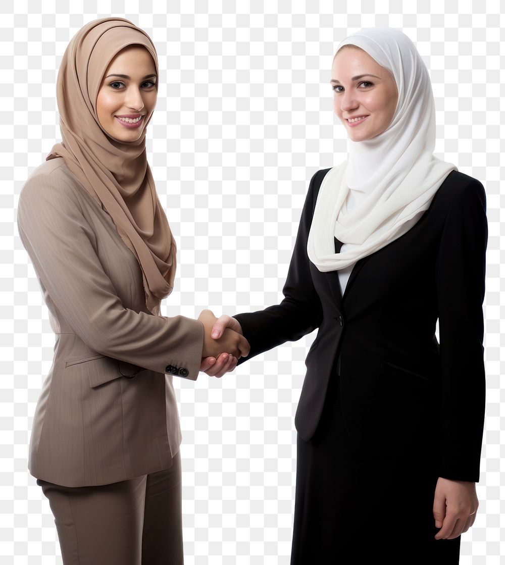 PNG Handshake adult woman togetherness transparent background