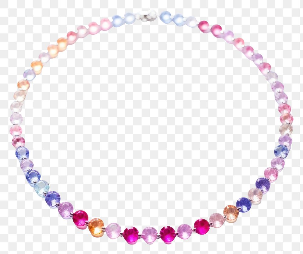 PNG Necklace gemstone bracelet jewelry. AI generated Image by rawpixel.