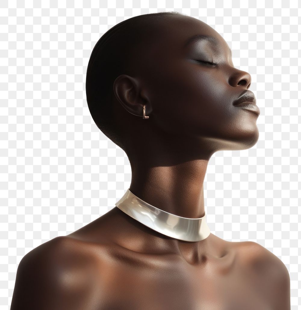 PNG Jewelry adult hairstyle mannequin. AI generated Image by rawpixel.