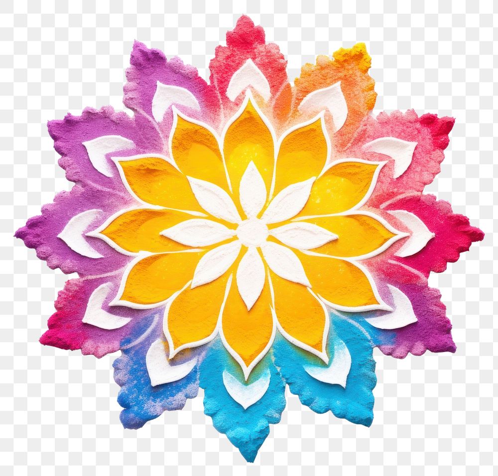 PNG Decoration pattern flower art. 