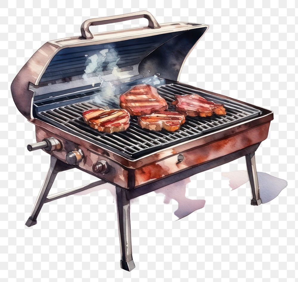 PNG Grilling cooking meat food. AI generated Image by rawpixel.