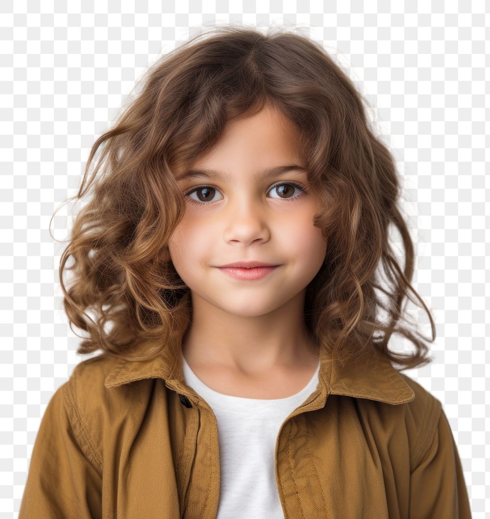 PNG Portrait child photography hairstyle. AI generated Image by rawpixel.