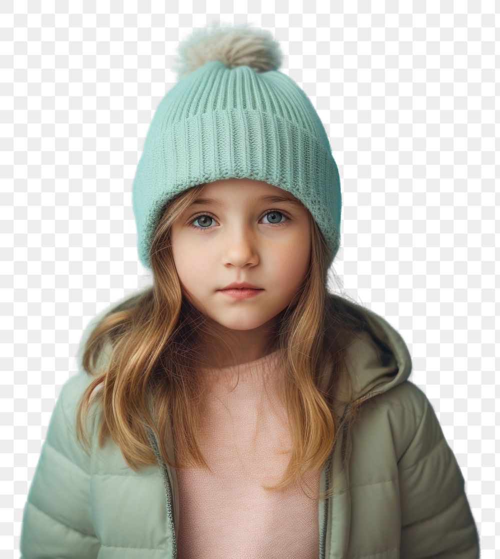 PNG Beanie child coat sweatshirt. AI generated Image by rawpixel.