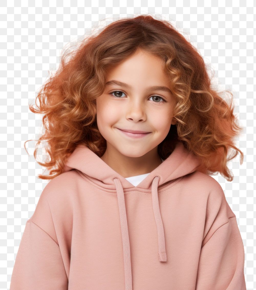 PNG Sweatshirt portrait child smile. 