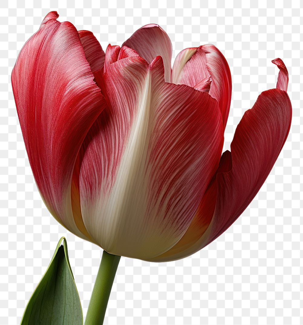 PNG Flower tulip blossom petal. AI generated Image by rawpixel.