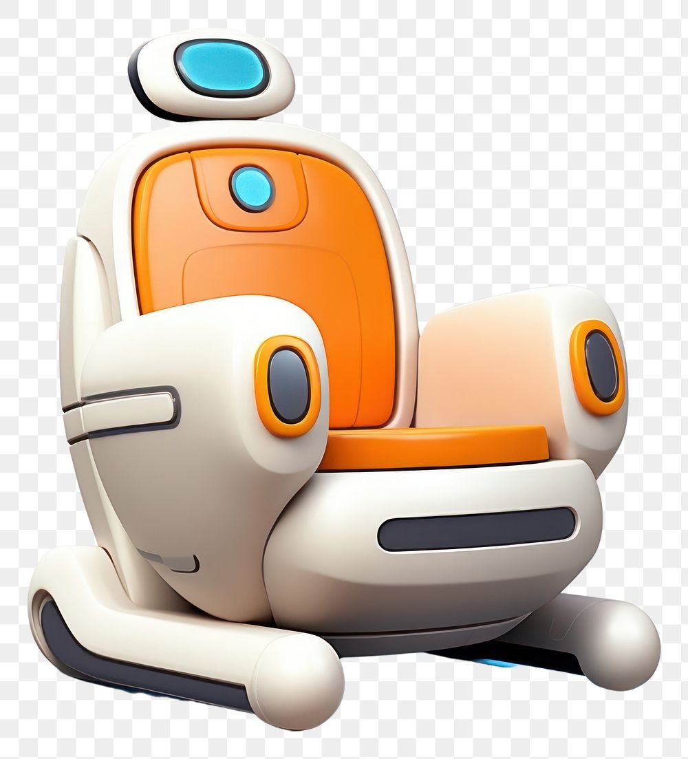 PNG Cartoon chair transparent background technology.