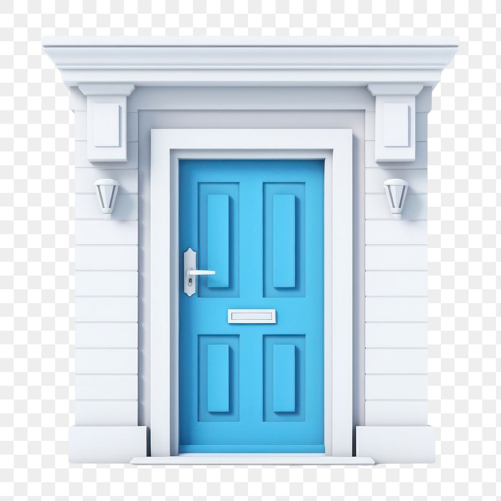 PNG Door house white background architecture. AI generated Image by rawpixel.