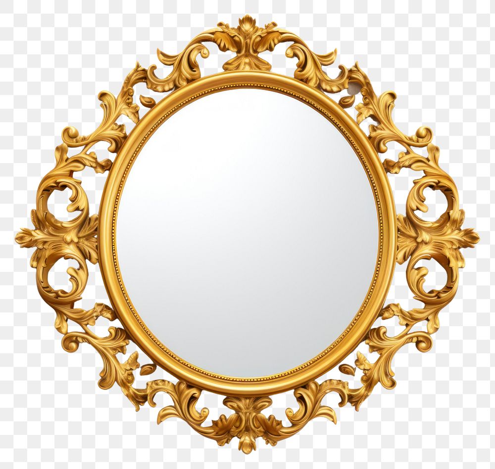 PNG Gold mirror white background architecture. AI generated Image by rawpixel.
