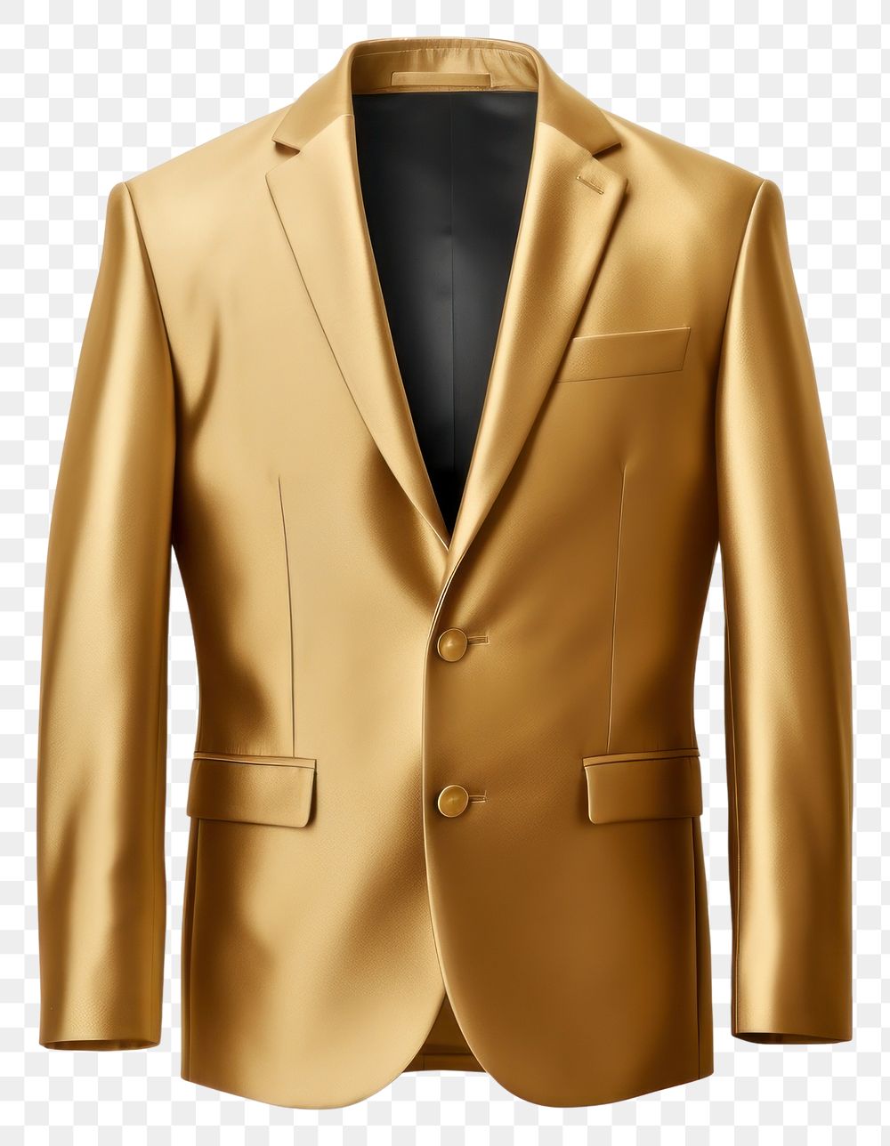 PNG Blazer jacket coat gold. AI generated Image by rawpixel.