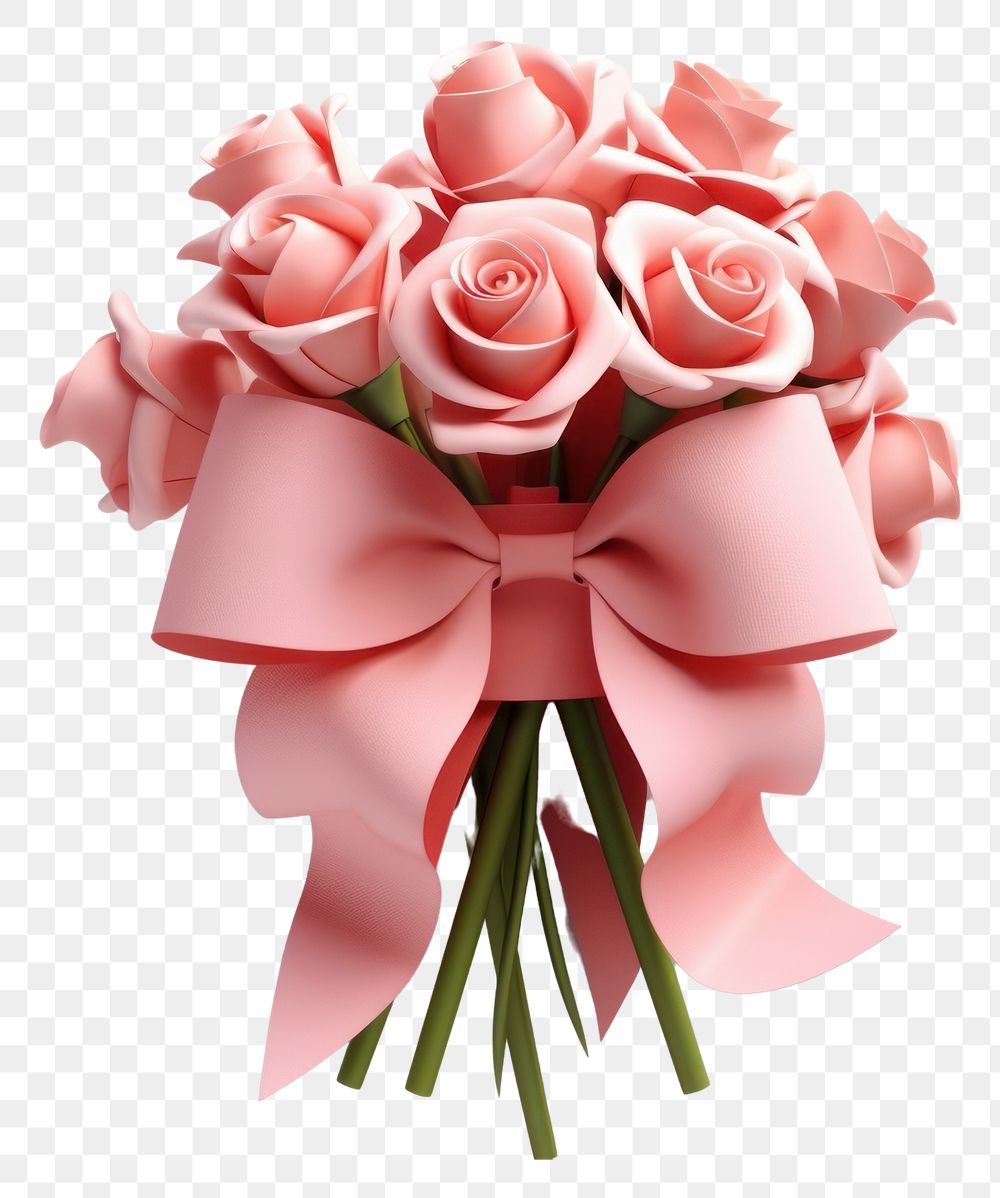 PNG Rose ribbon flower petal