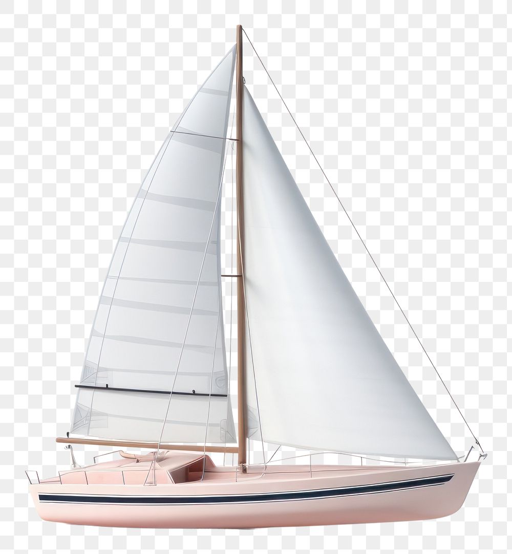 PNG Watercraft sailboat vehicle yacht. AI generated Image by rawpixel.