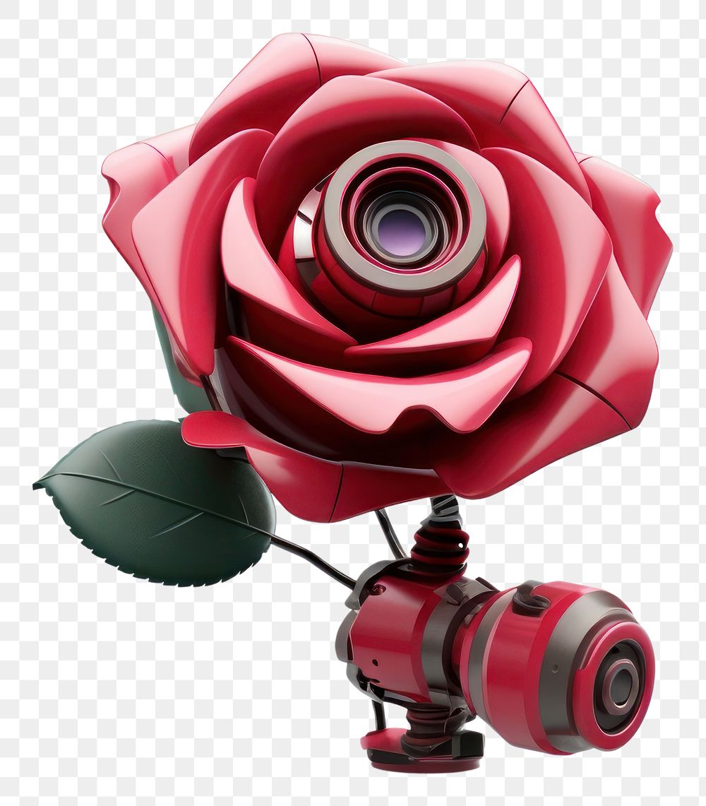 PNG Rose technology cartoon flower. 